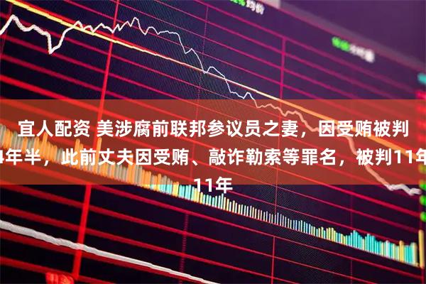 宜人配资 美涉腐前联邦参议员之妻，因受贿被判4年半，此前丈夫因受贿、敲诈勒索等罪名，被判11年